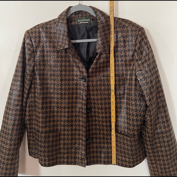 Harv’e Benard houndstooth hi shine jacket - Picture 3 of 3